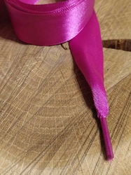 Saténové tkaničky do bot, tenisek a mikin délka 110 cm pink