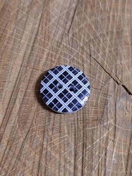 Knoflík dřevěný 20 mm barva černá